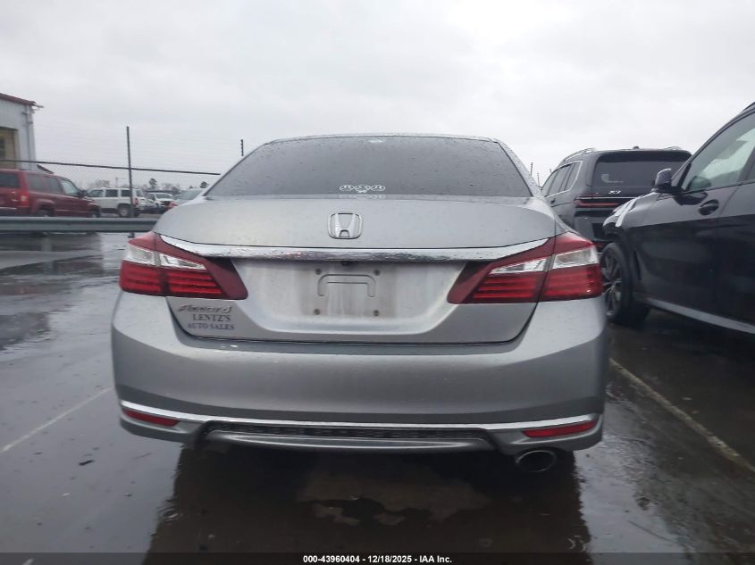 2017 Honda Accord Lx VIN: 1HGCR2F31HA091013 Lot: 43960404