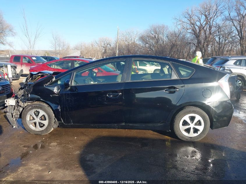 2012 Toyota Prius Three VIN: JTDKN3DU5C1552360 Lot: 43960405