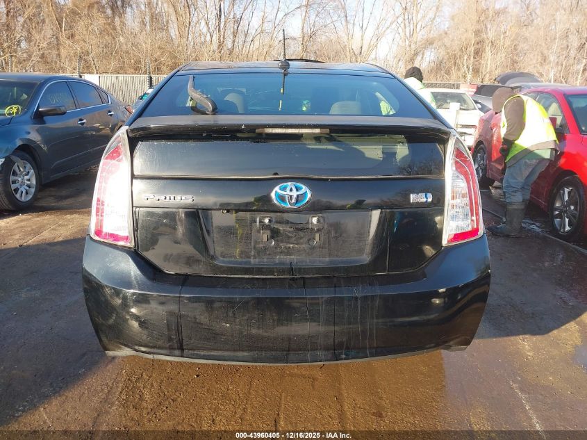 2012 Toyota Prius Three VIN: JTDKN3DU5C1552360 Lot: 43960405