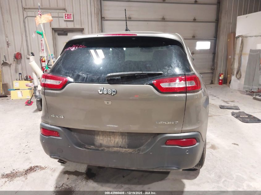 2016 Jeep Cherokee Sport VIN: 1C4PJMAB0GW266886 Lot: 43960408