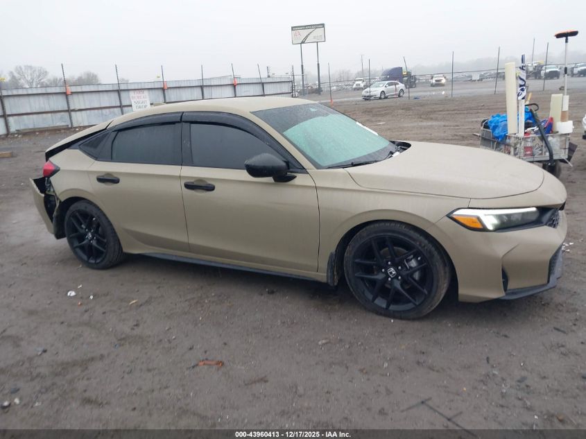 2025 Honda Civic Sedan Sport VIN: 19XFL2H80SE021075 Lot: 43960413