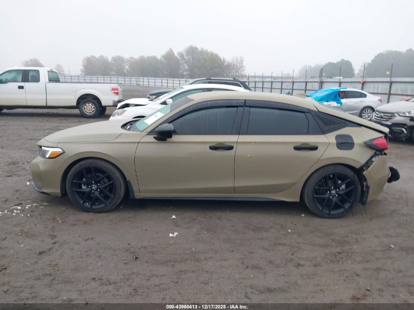 2025 Honda Civic Sedan Sport VIN: 19XFL2H80SE021075 Lot: 43960413