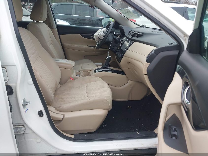 2017 Nissan Rogue Sv VIN: 5N1AT2MV4HC757258 Lot: 43960420