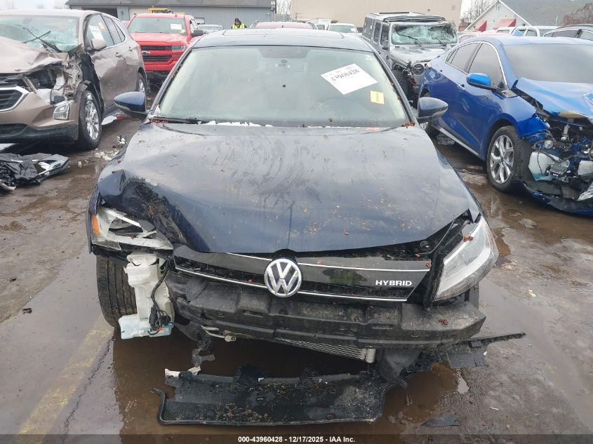 2014 Volkswagen Jetta Hybrid Sel VIN: 3VW637AJ8EM215855 Lot: 43960428