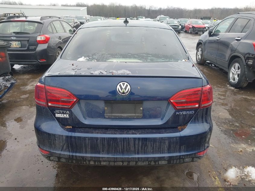 2014 Volkswagen Jetta Hybrid Sel VIN: 3VW637AJ8EM215855 Lot: 43960428