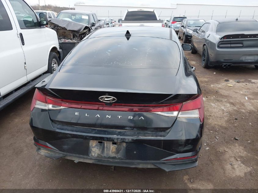 2021 Hyundai Elantra Sel VIN: 5NPLS4AG5MH022501 Lot: 43960431