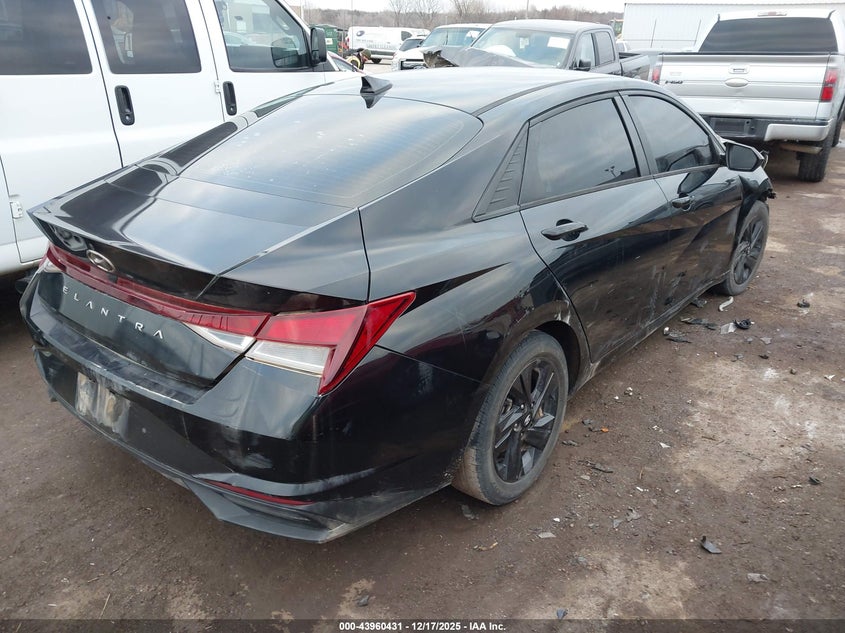 VIN 5NPLS4AG5MH022501 2021 HYUNDAI ELANTRA SEL