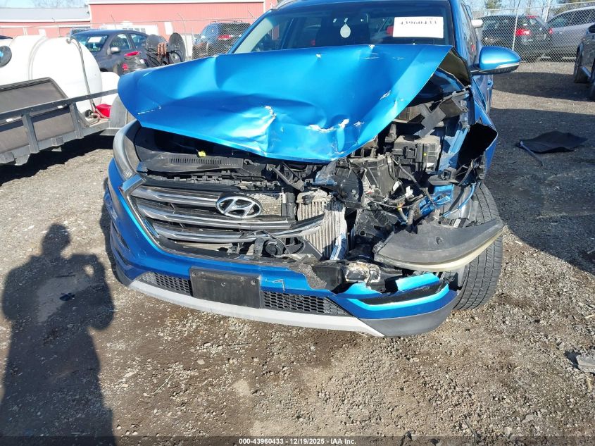 2017 Hyundai Tucson Limited VIN: KM8J3CA21HU475332 Lot: 43960433