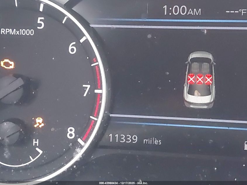 2025 Nissan Sentra Sv VIN: 3N1AB8CV5SY244579 Lot: 43960434