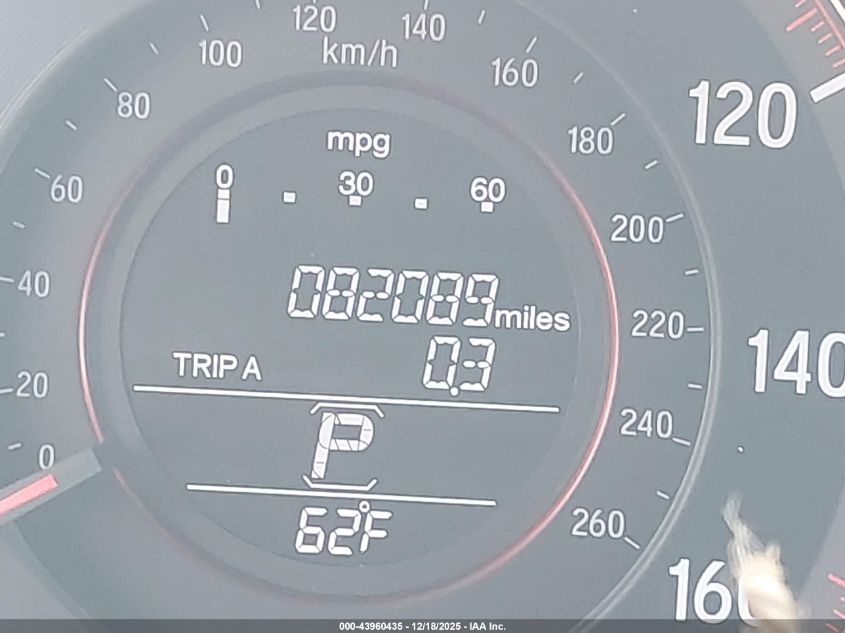 2016 Honda Accord Sport VIN: 1HGCR2F5XGA052937 Lot: 43960435