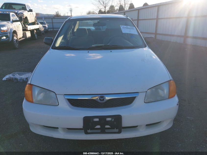 2000 Mazda Protege Dx/Lx VIN: JM1BJ2222Y0276112 Lot: 43960443