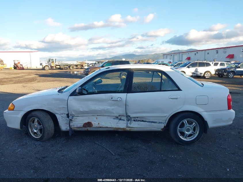 2000 Mazda Protege Dx/Lx VIN: JM1BJ2222Y0276112 Lot: 43960443