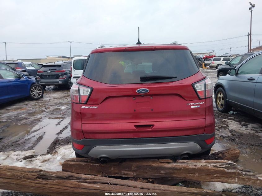 2018 Ford Escape Titanium VIN: 1FMCU9J92JUA33719 Lot: 43960457