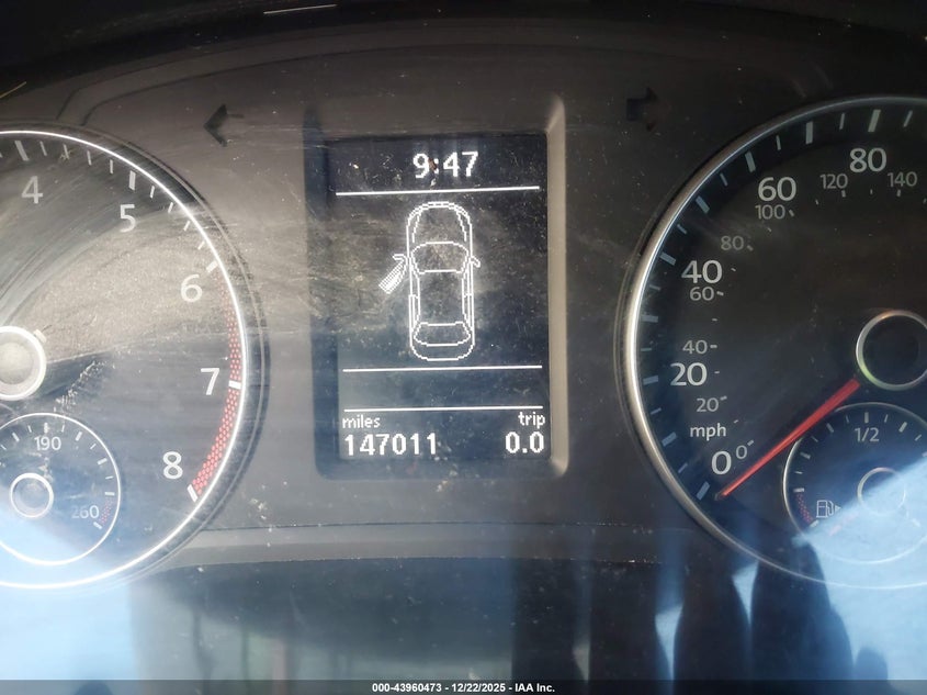 2012 Volkswagen Passat 2.5 2.5L Se brown Lot 111043960473 Vin 1VWBP7A33CC091948
