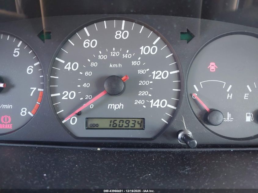 2002 Mazda 626 Es V6/Lx V6 VIN: 1YVGF22D325285429 Lot: 43960481