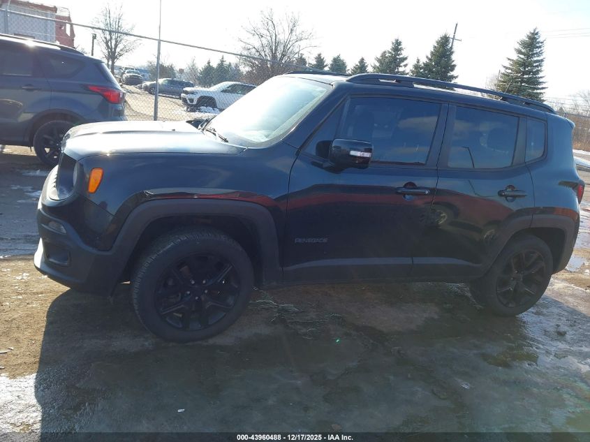 2017 Jeep Renegade Altitude 4X4 VIN: ZACCJBBB5HPG21972 Lot: 43960488