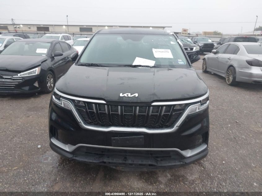 2022 Kia Carnival Mpv Lx Seat Package VIN: KNDNB4H33N6180553 Lot: 43960498