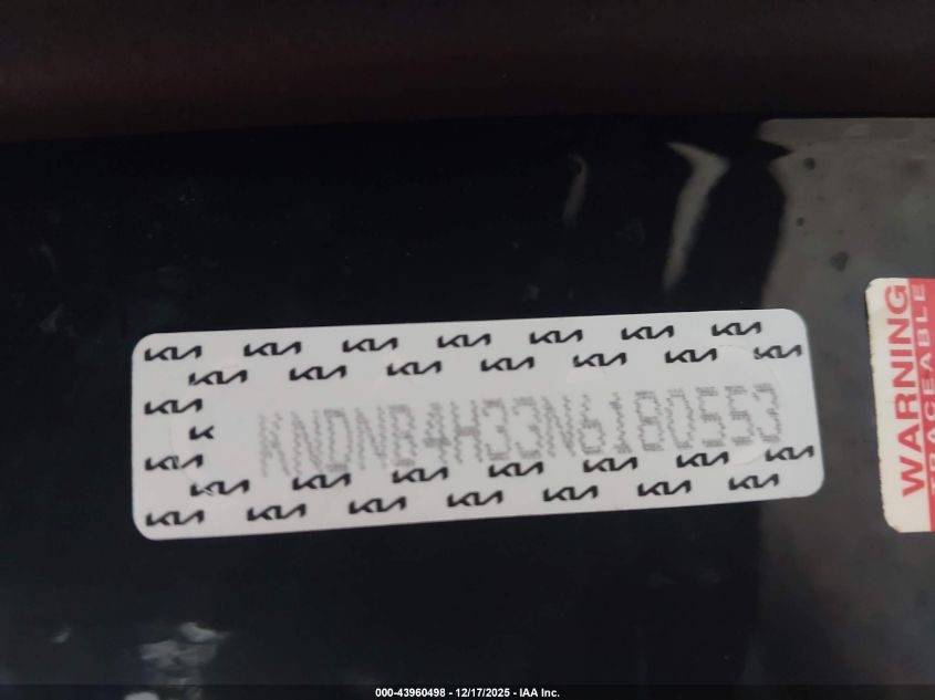 2022 Kia Carnival Mpv Lx Seat Package VIN: KNDNB4H33N6180553 Lot: 43960498