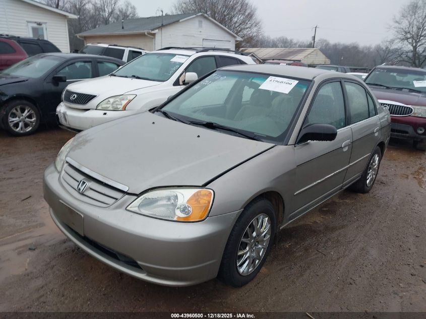 2003 Honda Civic Lx VIN: 2HGES16583H622758 Lot: 43960500