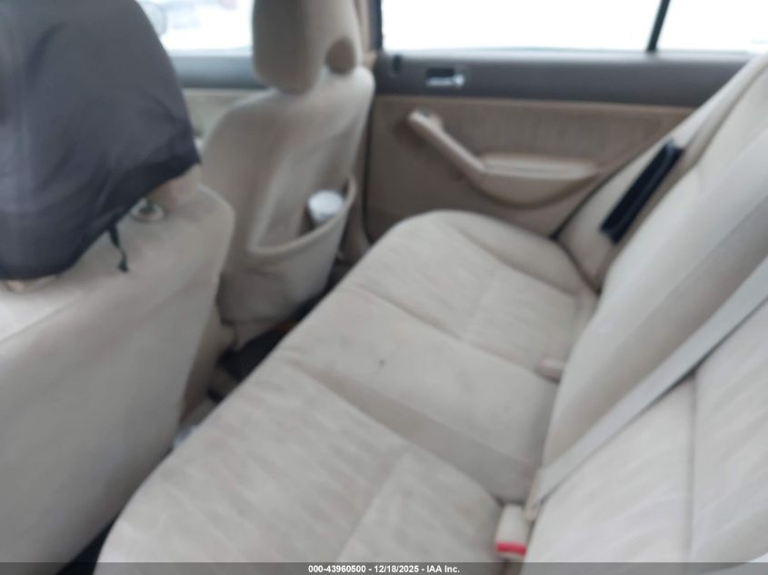 2003 Honda Civic Lx VIN: 2HGES16583H622758 Lot: 43960500