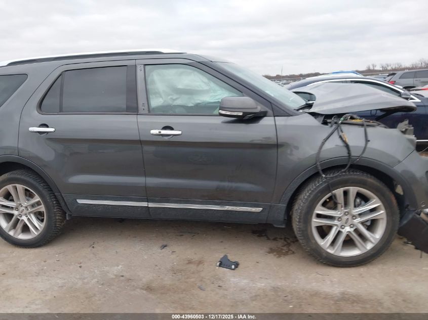 2017 Ford Explorer Limited VIN: 1FM5K8F85HGB21455 Lot: 43960503