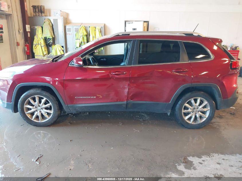 2015 Jeep Cherokee Limited VIN: 1C4PJMDS0FW740698 Lot: 43960505