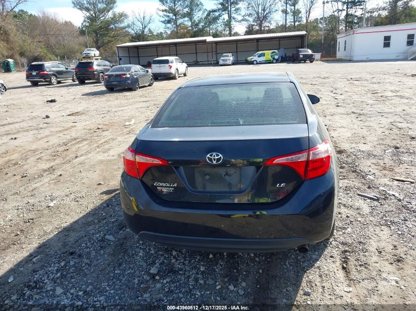 2018 Toyota Corolla Le VIN: 2T1BURHE7JC065081 Lot: 43960512