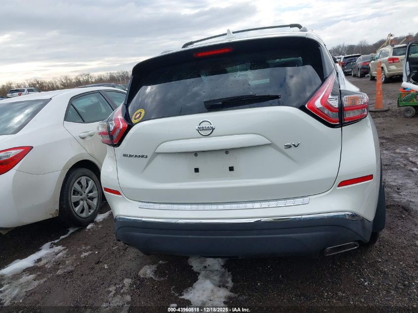 2018 Nissan Murano Sv VIN: 5N1AZ2MG0JN120751 Lot: 43960518