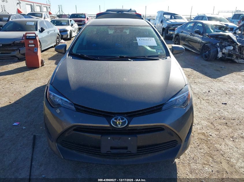 2019 Toyota Corolla Le VIN: 2T1BURHE3KC145947 Lot: 43960527