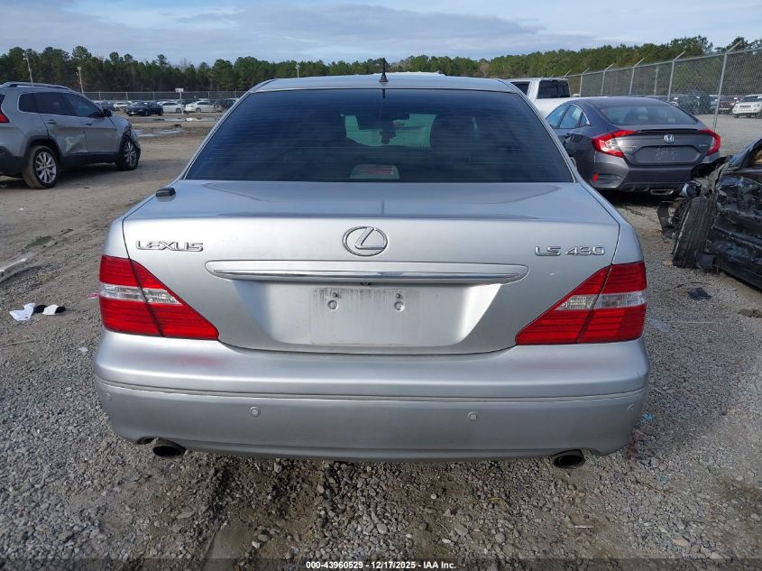 2006 Lexus Ls 430 VIN: JTHBN36F365043782 Lot: 43960529