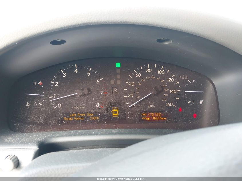 2006 Lexus Ls 430 VIN: JTHBN36F365043782 Lot: 43960529