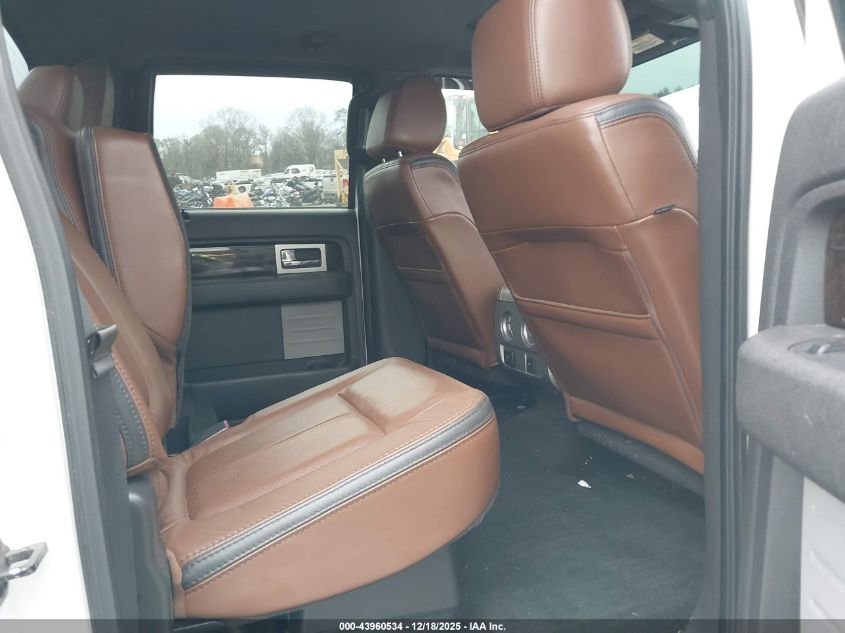 2013 Ford F-150 Platinum VIN: 1FTFW1EF9DFA34162 Lot: 43960534