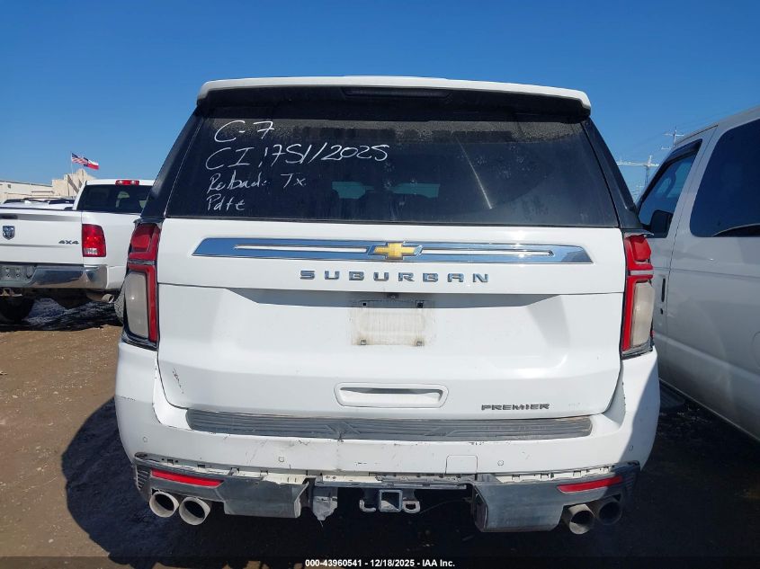 2022 Chevrolet Suburban 4Wd Premier VIN: 1GNSKFKD3NR139152 Lot: 43960541
