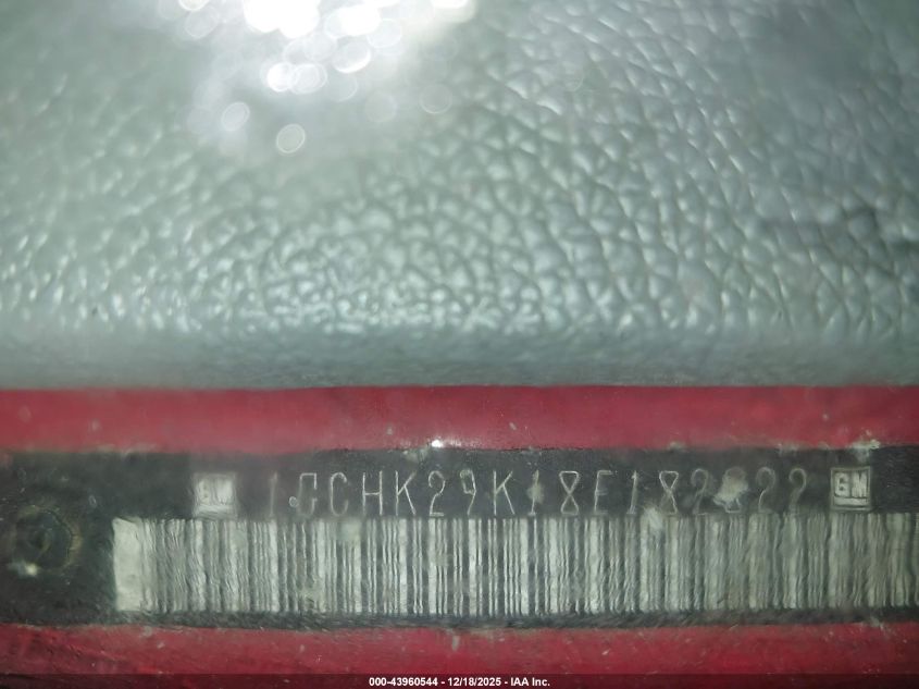 2008 Chevrolet Silverado 2500Hd Work Truck VIN: 1GCHK29K18E182822 Lot: 43960544