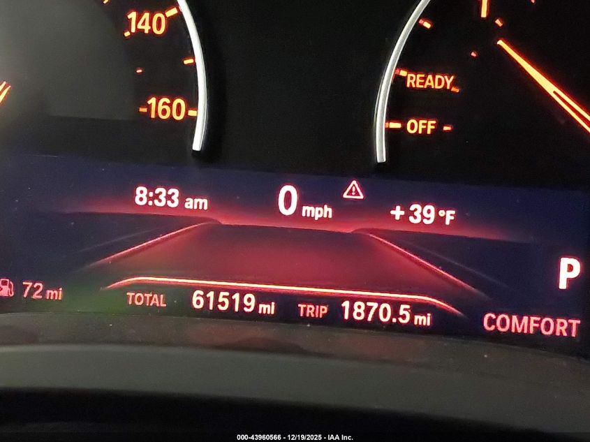 2019 BMW X3 xDrive30I VIN: 5UXTR9C55KLR04201 Lot: 43960566