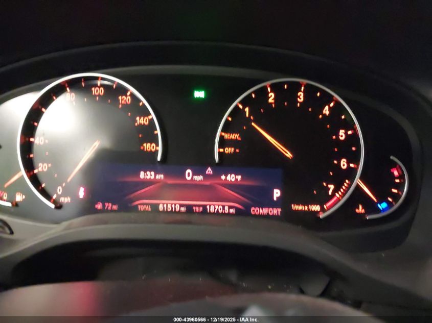 2019 BMW X3 xDrive30I VIN: 5UXTR9C55KLR04201 Lot: 43960566