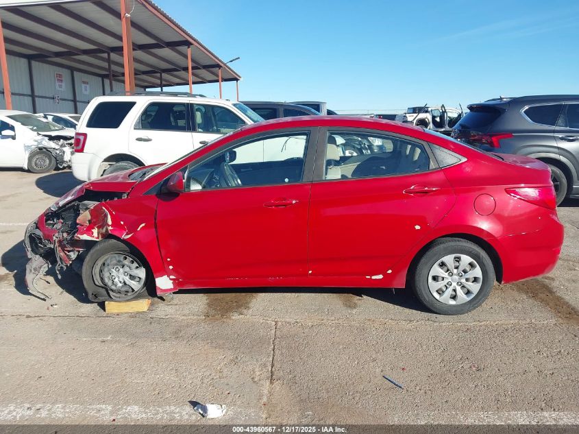 2017 Hyundai Accent Se VIN: KMHCT4AE0HU378681 Lot: 43960567