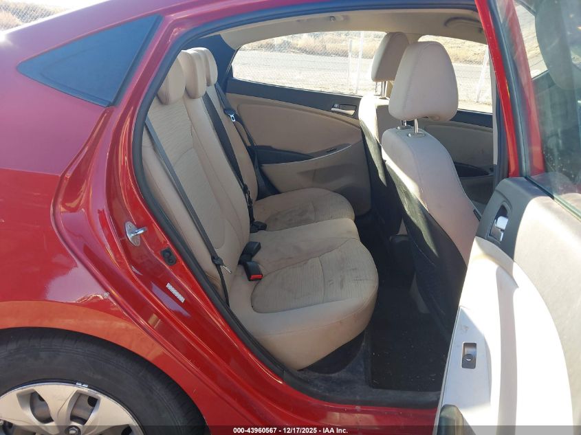 2017 Hyundai Accent Se VIN: KMHCT4AE0HU378681 Lot: 43960567