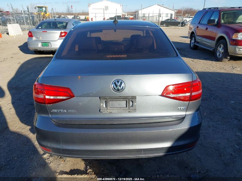 2015 Volkswagen Jetta 2.0L Tdi Sel VIN: 3VWLA7AJXFM409037 Lot: 43960570