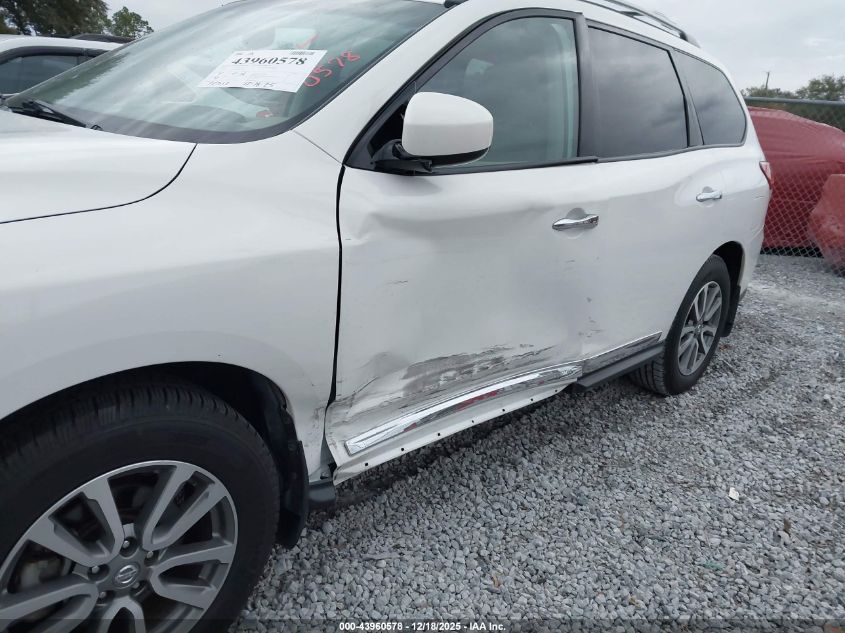 2014 Nissan Pathfinder Sl VIN: 5N1AR2MM8EC605758 Lot: 43960578
