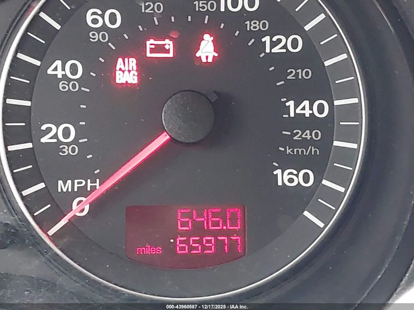 2007 Audi A3 3.2 VIN: WAUKD78P87A039475 Lot: 43960587