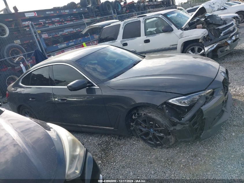 2023 BMW I4 Edrive35 VIN: WBY43AW03PFR00984 Lot: 43960590