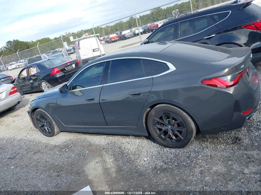 2023 BMW I4 Edrive35 VIN: WBY43AW03PFR00984 Lot: 43960590