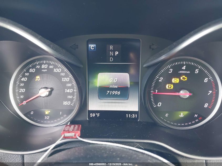 2018 Mercedes-Benz Glc 300 VIN: WDC0G4JB2JV033003 Lot: 43960592