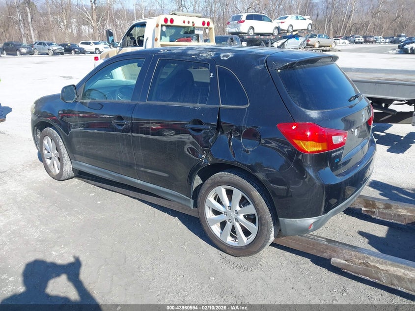 Vin: 4a4ap3auxfe009991, lot: 44456252, mitsubishi outlander sport es 20153