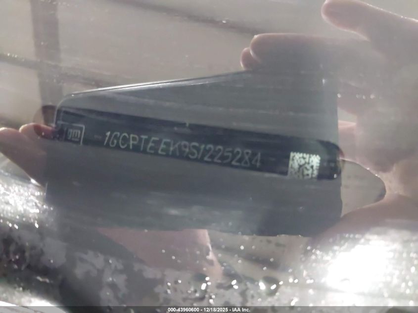 2025 Chevrolet Colorado 4Wd Trail Boss VIN: 1GCPTEEK9S1225284 Lot: 43960600