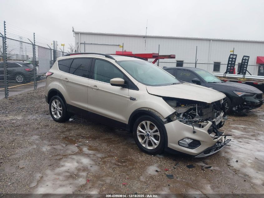 2018 Ford Escape Sel VIN: 1FMCU0HD1JUC67744 Lot: 43960614
