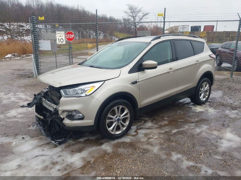 2018 Ford Escape Sel VIN: 1FMCU0HD1JUC67744 Lot: 43960614