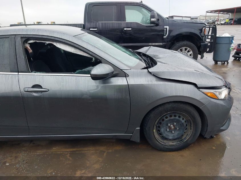 2022 Nissan Sentra S Xtronic Cvt VIN: 3N1AB8BV0NY260470 Lot: 43960622