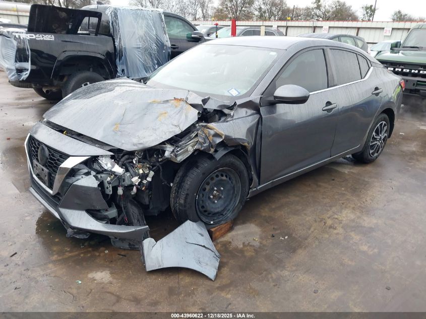 2022 Nissan Sentra S Xtronic Cvt VIN: 3N1AB8BV0NY260470 Lot: 43960622